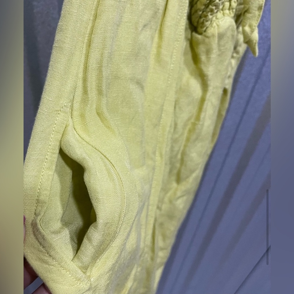 Anthropologie Maeve Linen Cotton Retro Sun Dress | Small - Picture 4 of 15